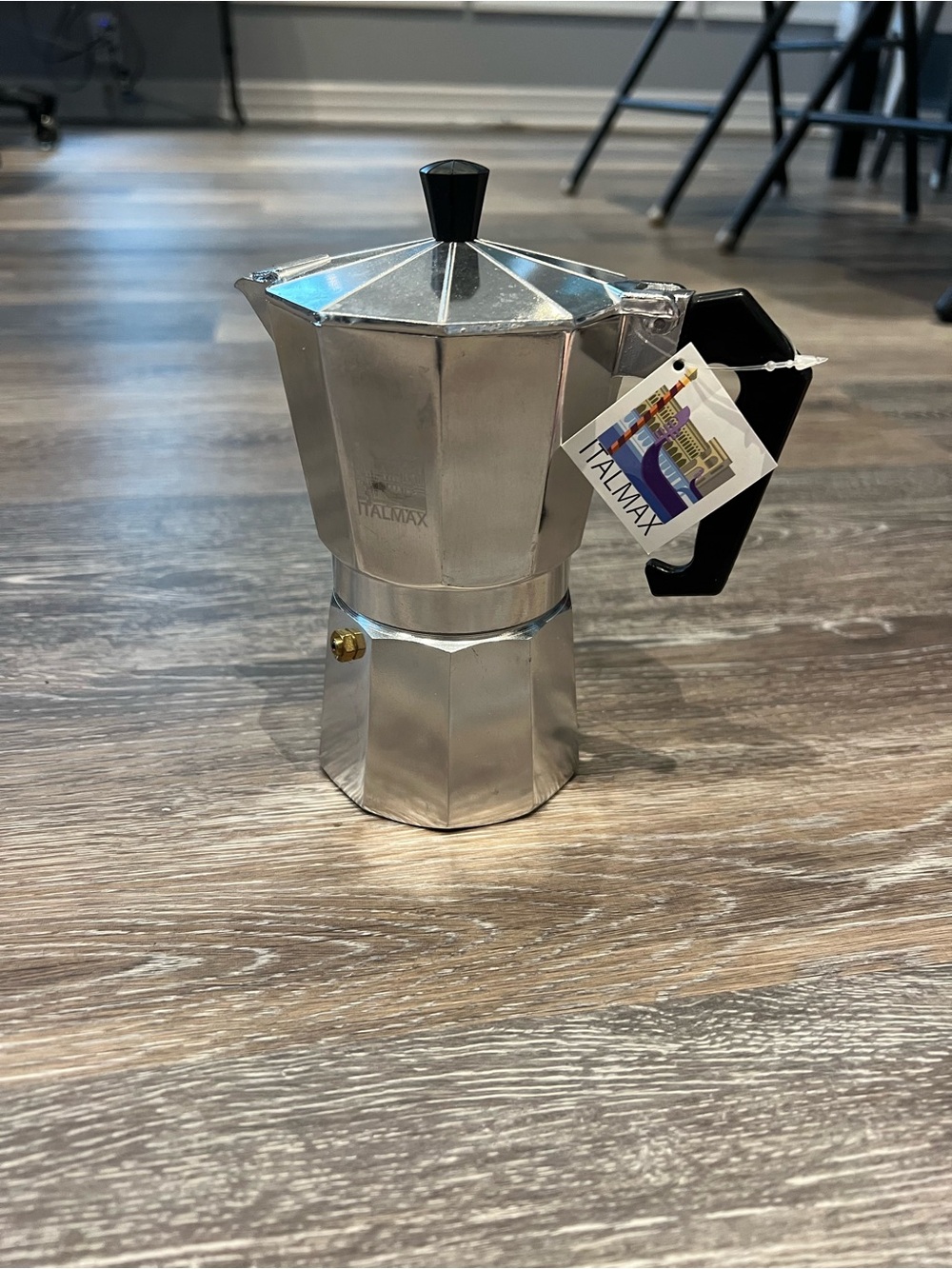 Silver Stovetop Moka 8-cup Espresso Maker - Silver